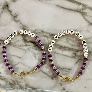 Long Live friendship bracelets with clasp